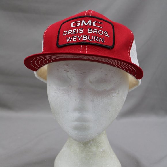 Vintage Patched Trucker Hat - GMC Dreis Bros Weyburn SK - Adult Snapback - Picture 3 of 8